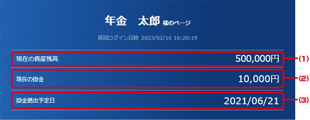 お客様情報